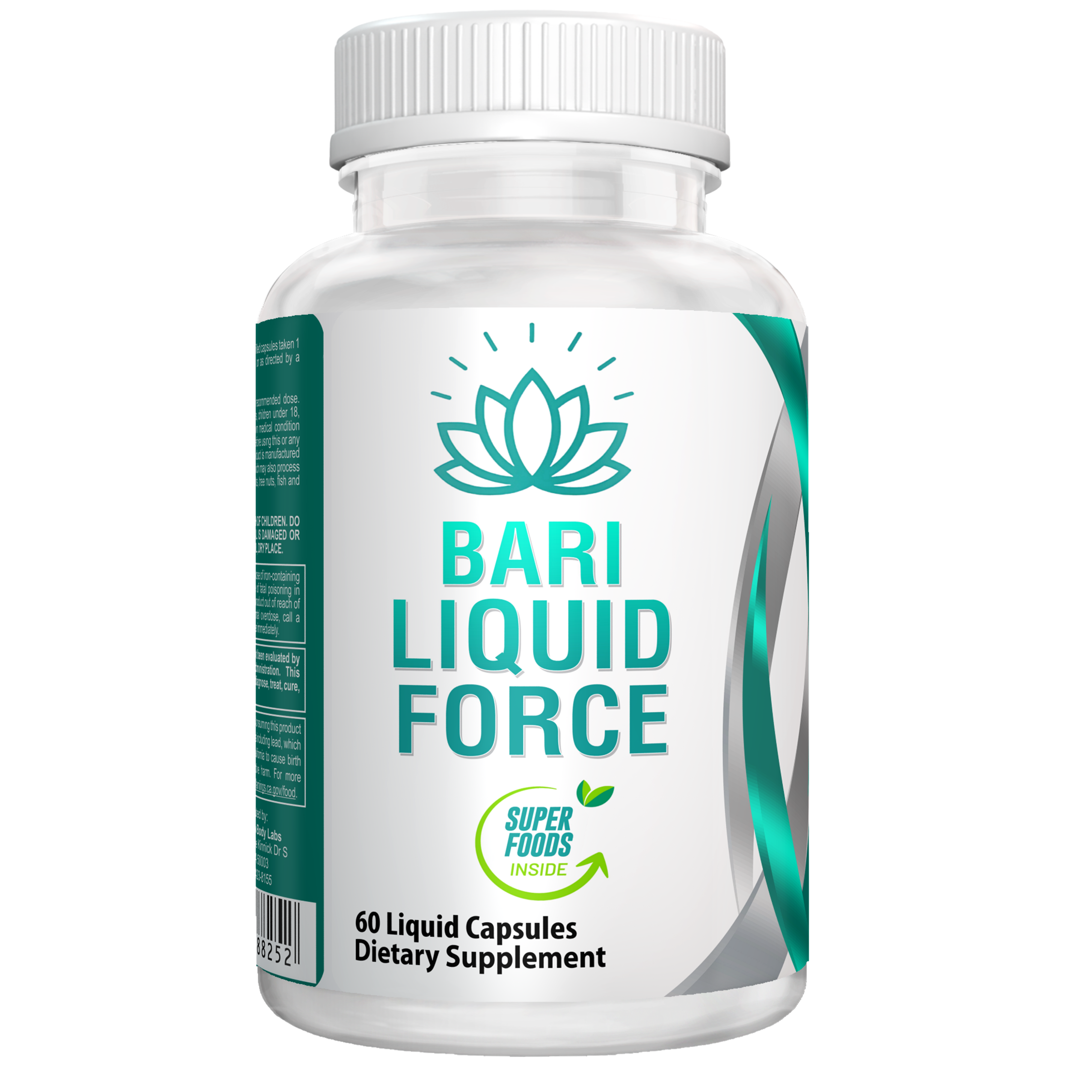 Bari Liquid Force multivitamin bottle